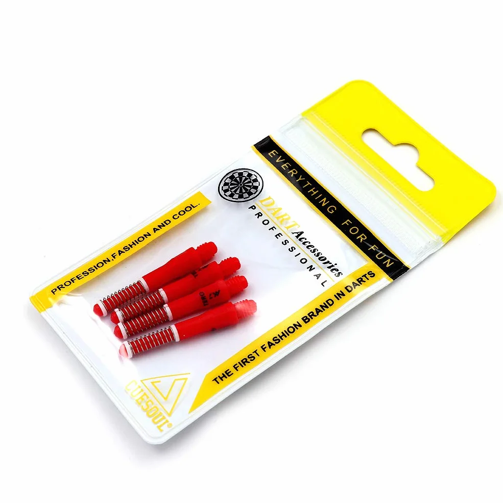 CUESOUL TERO AK7 Tiges de fléchettes télescopiques à Ressort intégré, Lot de 4