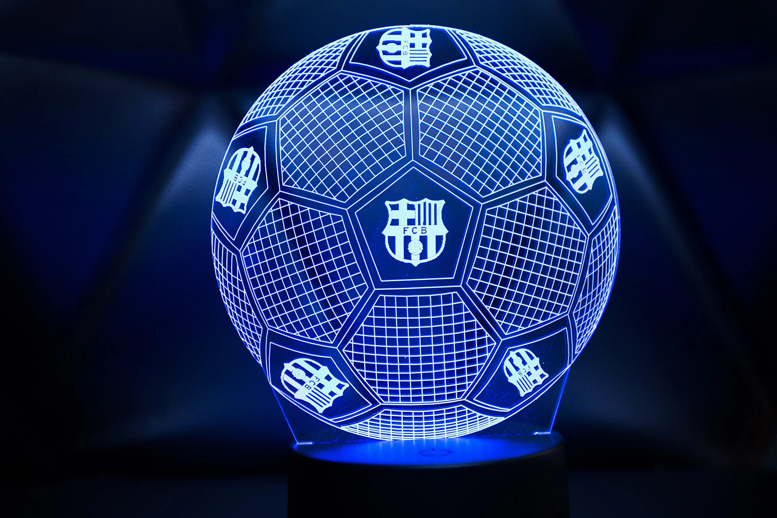 Lampe Officielle FC Barcelona Ball 2019-2020 Ballon Barça pour bébé garçon Enfants Homme Femme Meilleure décoration