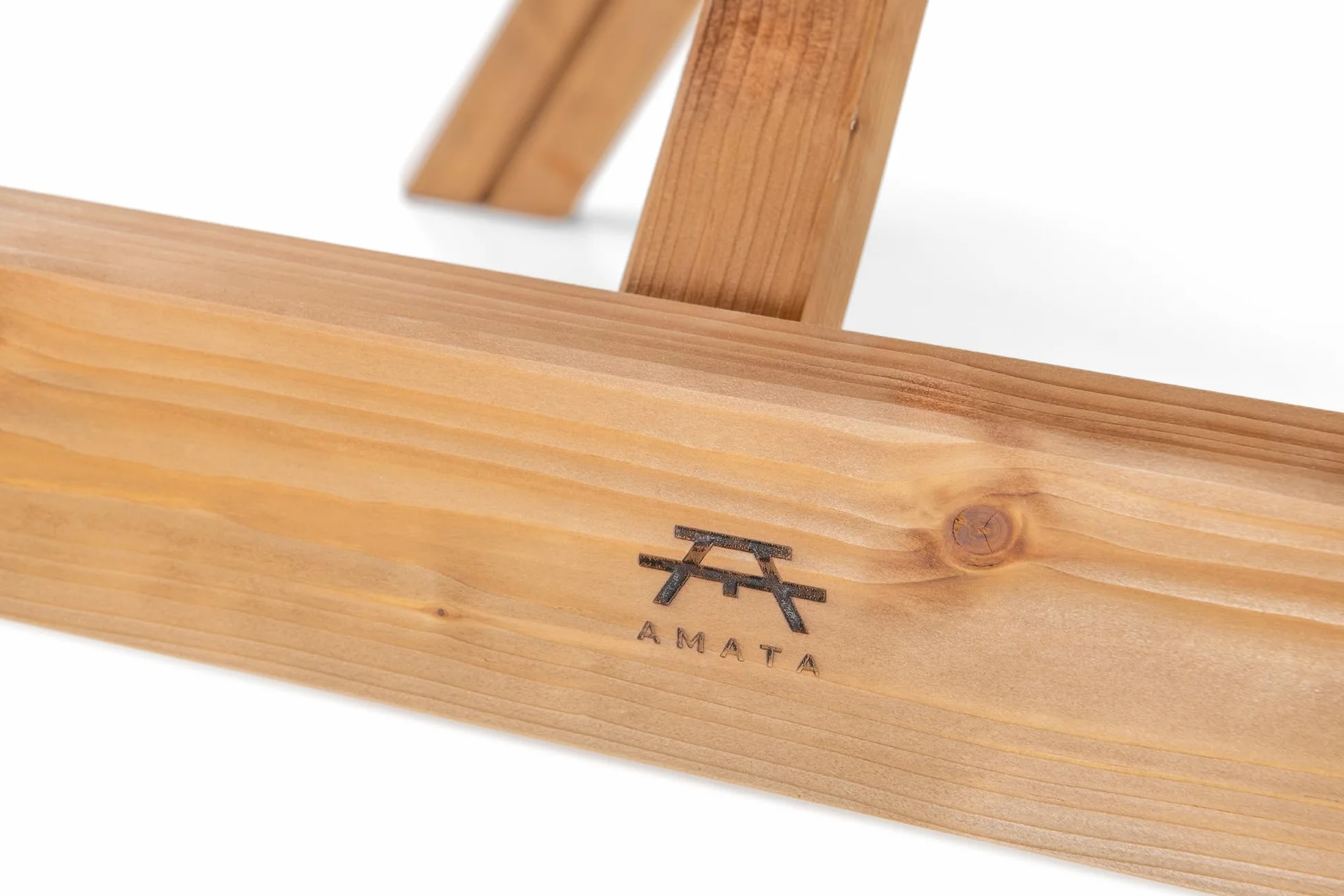 AMATA Table de Pique-Nique Classique pliante Bois résistant aux intempéries Jardin Terrasse