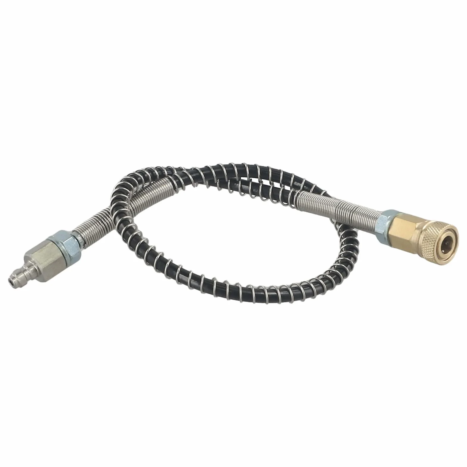 Tuyau de Recharge 500 mm 4500 psi PCP-Scuba Paintball Ressort Anti-Torsion renforcé