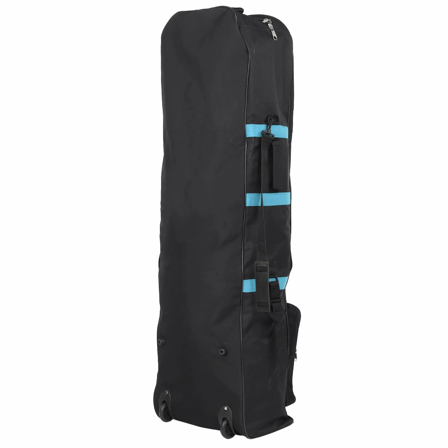 Asixxsix Sac de Voyage de, étui de Voyage de Oxford 600D avec roulettes, Sac D'aviation de Pliable, Housse de Club de avec Double Fermeture éclair, Sac de Transport pour Club de(Bleu)
