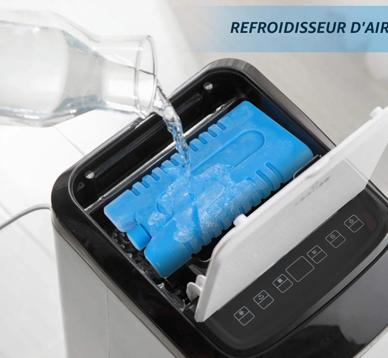 Bloc Réfrigérants Pain de Glace 4/6/8 Éléments Refroidissement Réutilisables pour Glacière Sac Isotherme