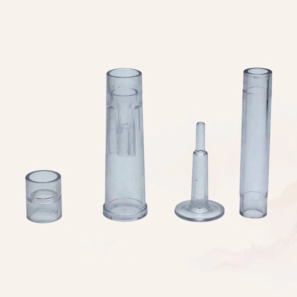 Lot de 4 mini buses de fontaine transparentes pour aquarium et jardin