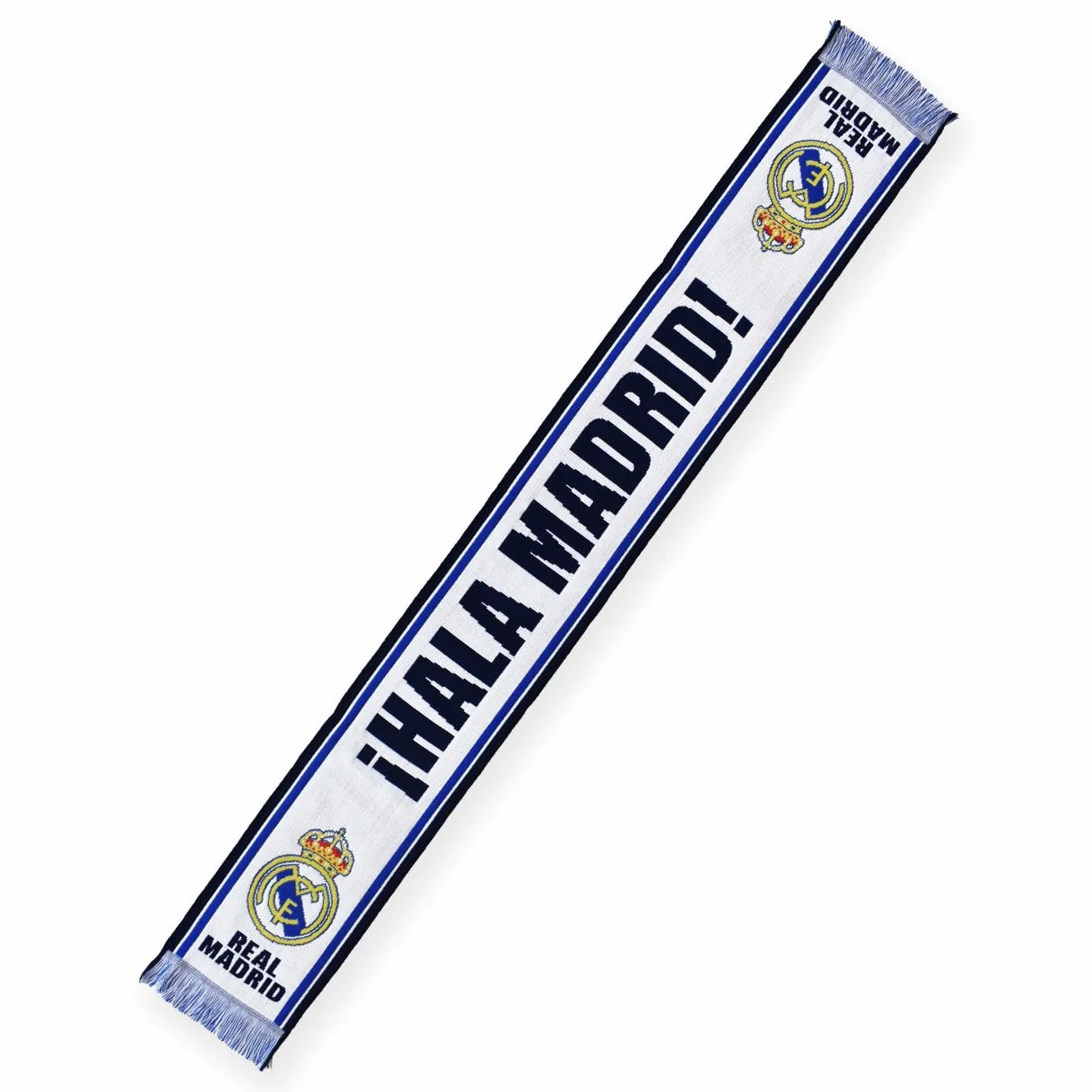 Real Madrid - Écharpe à tisser n° 47 - Licence officielle - 140 x 20 cm