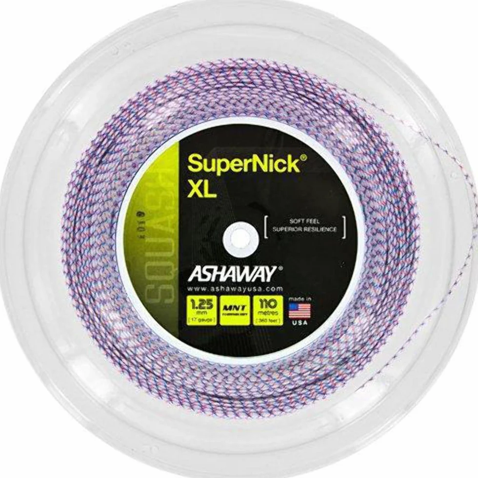 ASHAWAY SuperNick XL 17 1.25 mm 110 m Cordage squash