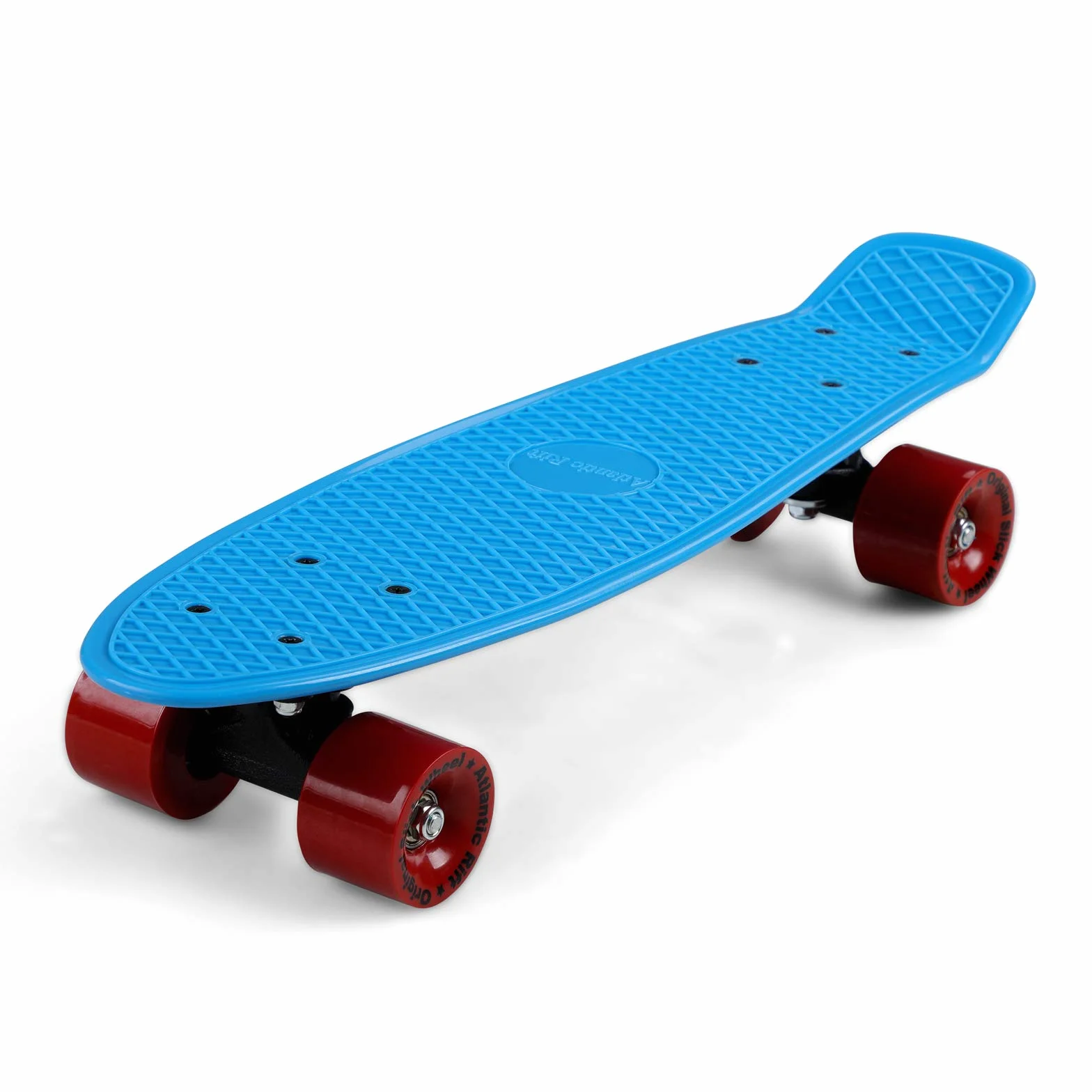 Monzana Skateboard 22' Roues ABEC 7 Pennyboard Design rétro Adultes Enfants Adolescents Mini Cruiser Planche à Roues