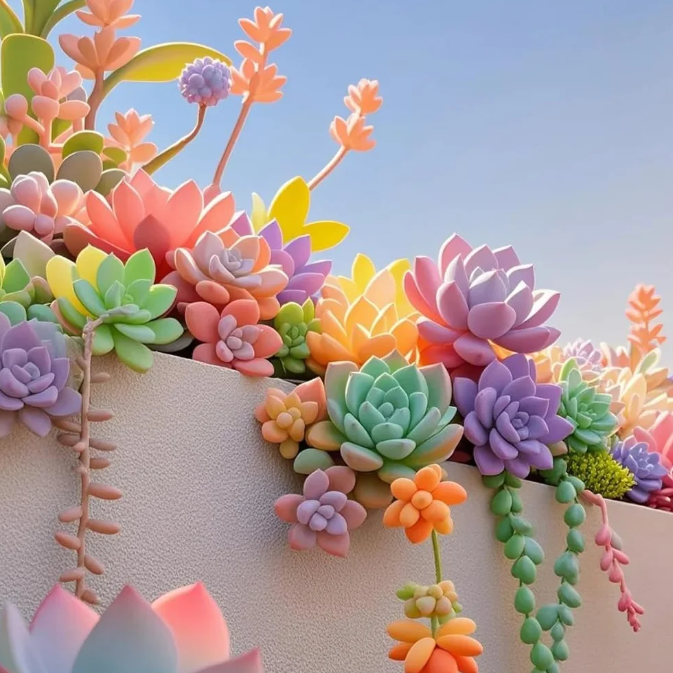 800 Éléments de Succulentes Rares Multicolores Bonsaï DIY Intérieur Miniatures Vivantes