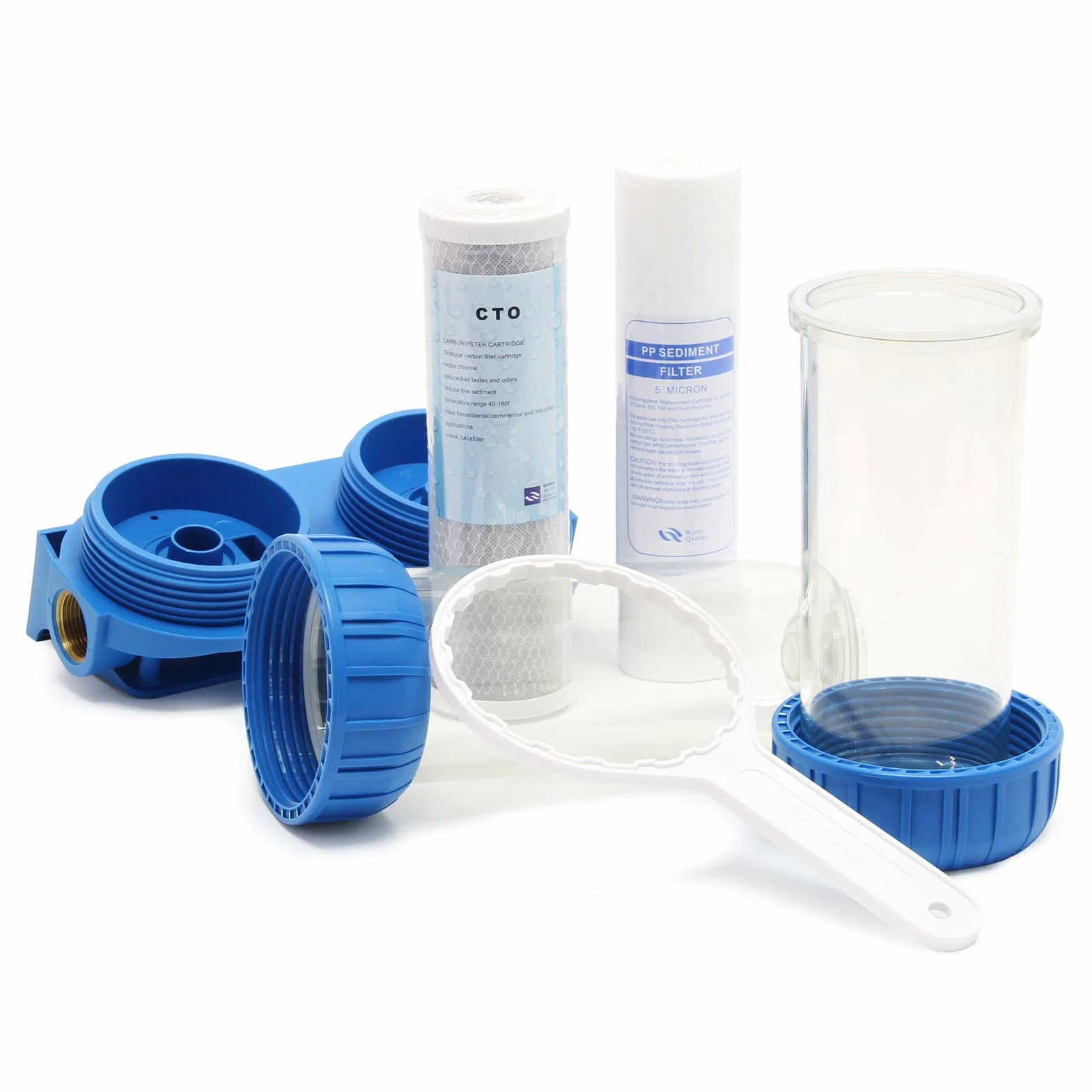 Naturewater NW-BR10B3 Double filtre Eau potable 2 Étapes 360 L/h 3/4" 26,16 mm Filtration Purification