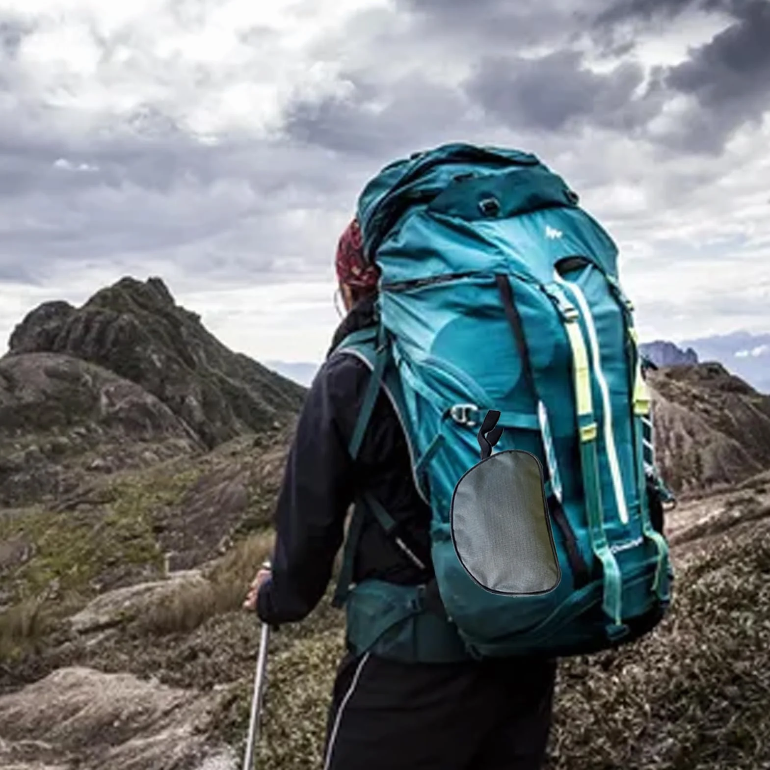 Générique Sac à Crampons de Poche – Tissu Oxford avec revêtement imperméable | Sac d'escalade de Rangement | Étui à Crampons pour la randonnée en Alpinisme et Les Aventures en Plein air