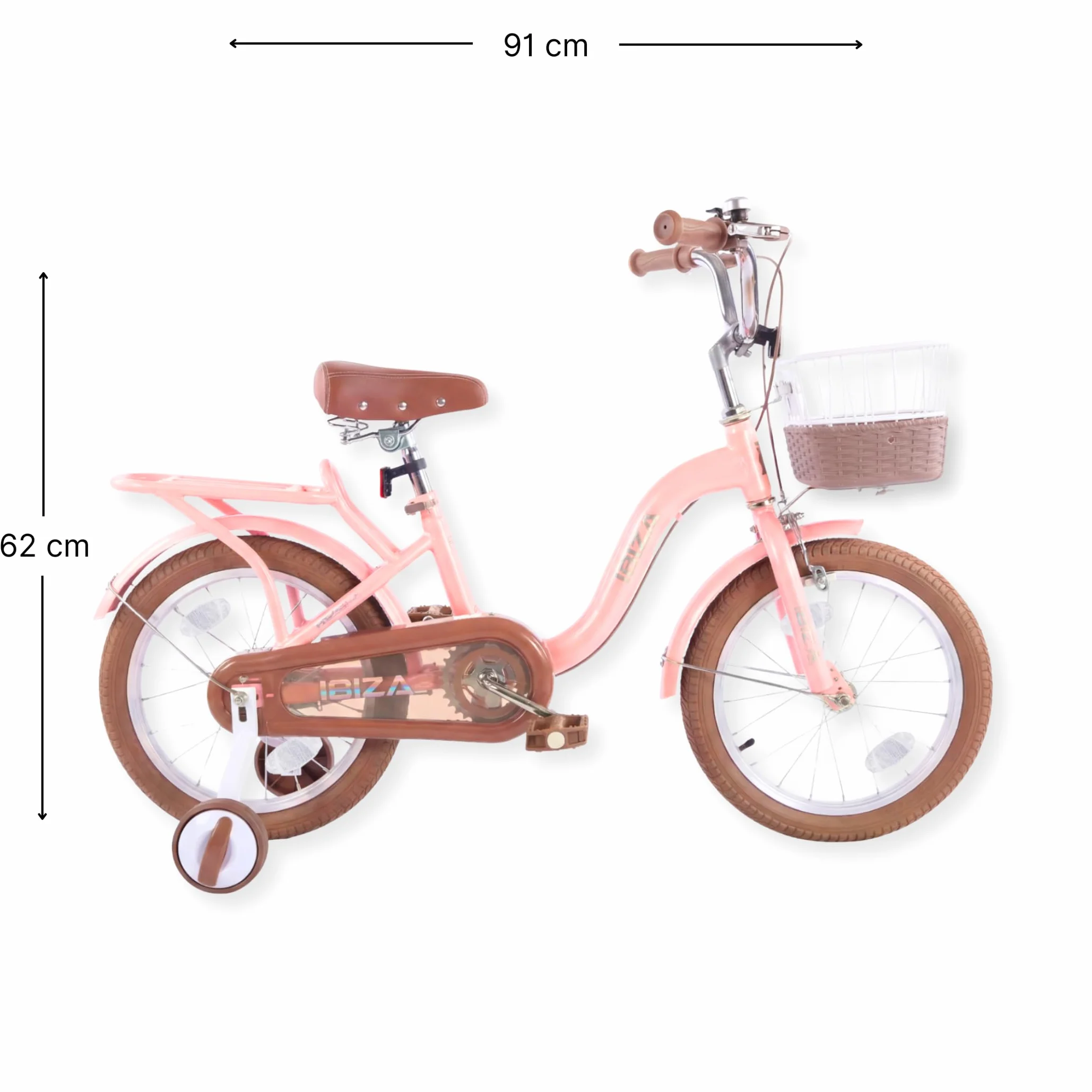 vélo pour Filles - Ibiza - 12 Pouces - Rose