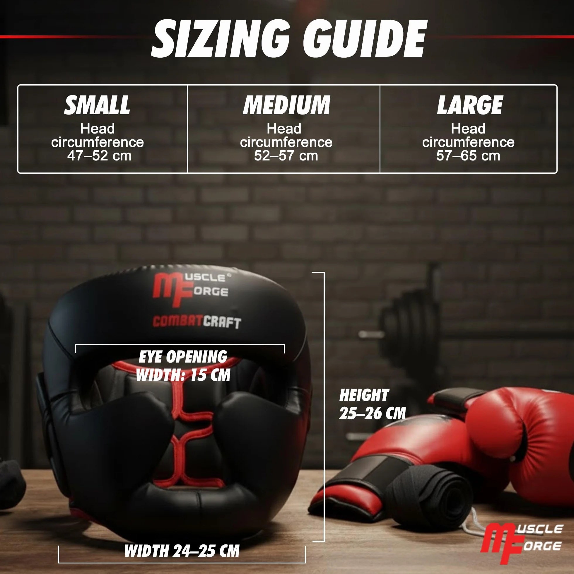 Casque de Boxe Taille M – Protection intégrale pour entraînement et Sparring, MMA, Muay Thai & Kick Boxing – Mousse EVA 4 Couches, Cuir PU Premium, Vision 180°, Sangle réglable, Respirant