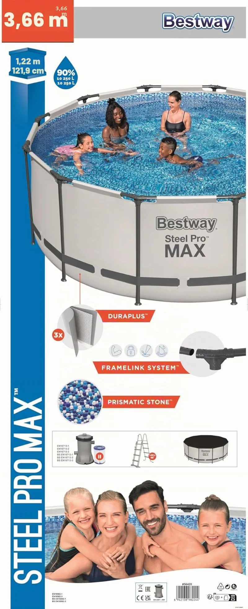 Bestway Steel Pro Max 12' x 48" Pool Set