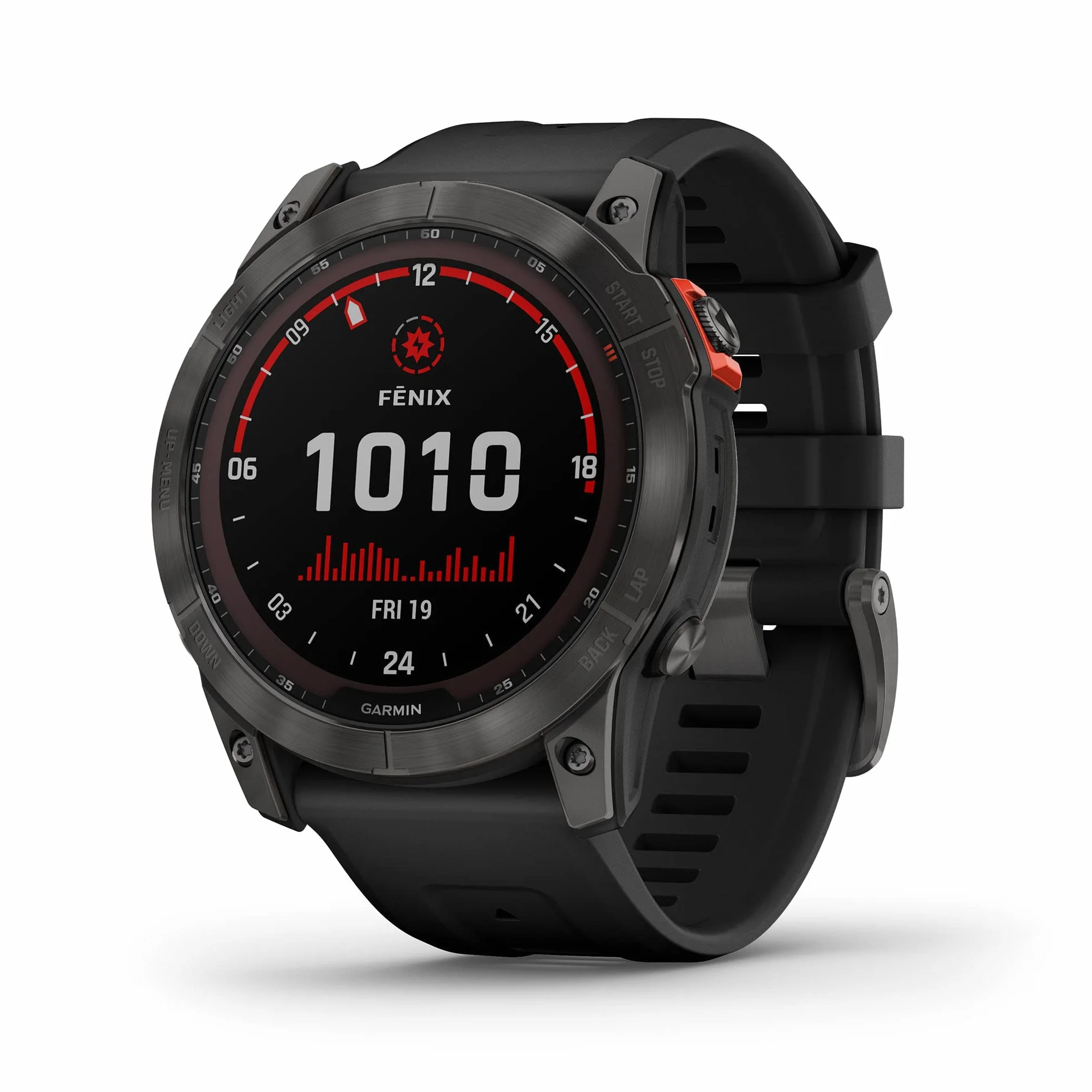 Garmin fenix 7X Solar Montre GPS Multisports Haute Performance 51 mm Noir