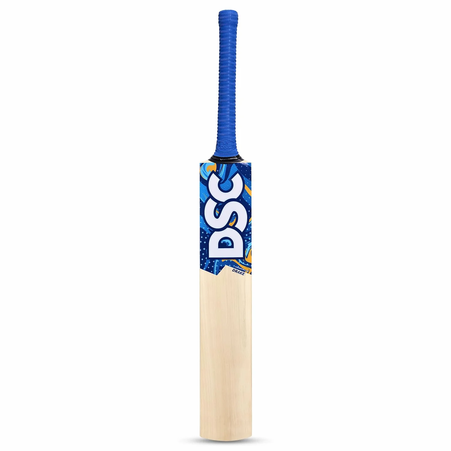 DSC Drake Cricket Bat for Mens and Boys | Material: Kashmir Willow Wood | Lightweight | Free Cover | Ready to Play | for Intermediate Player | Ideal for Leather Ball