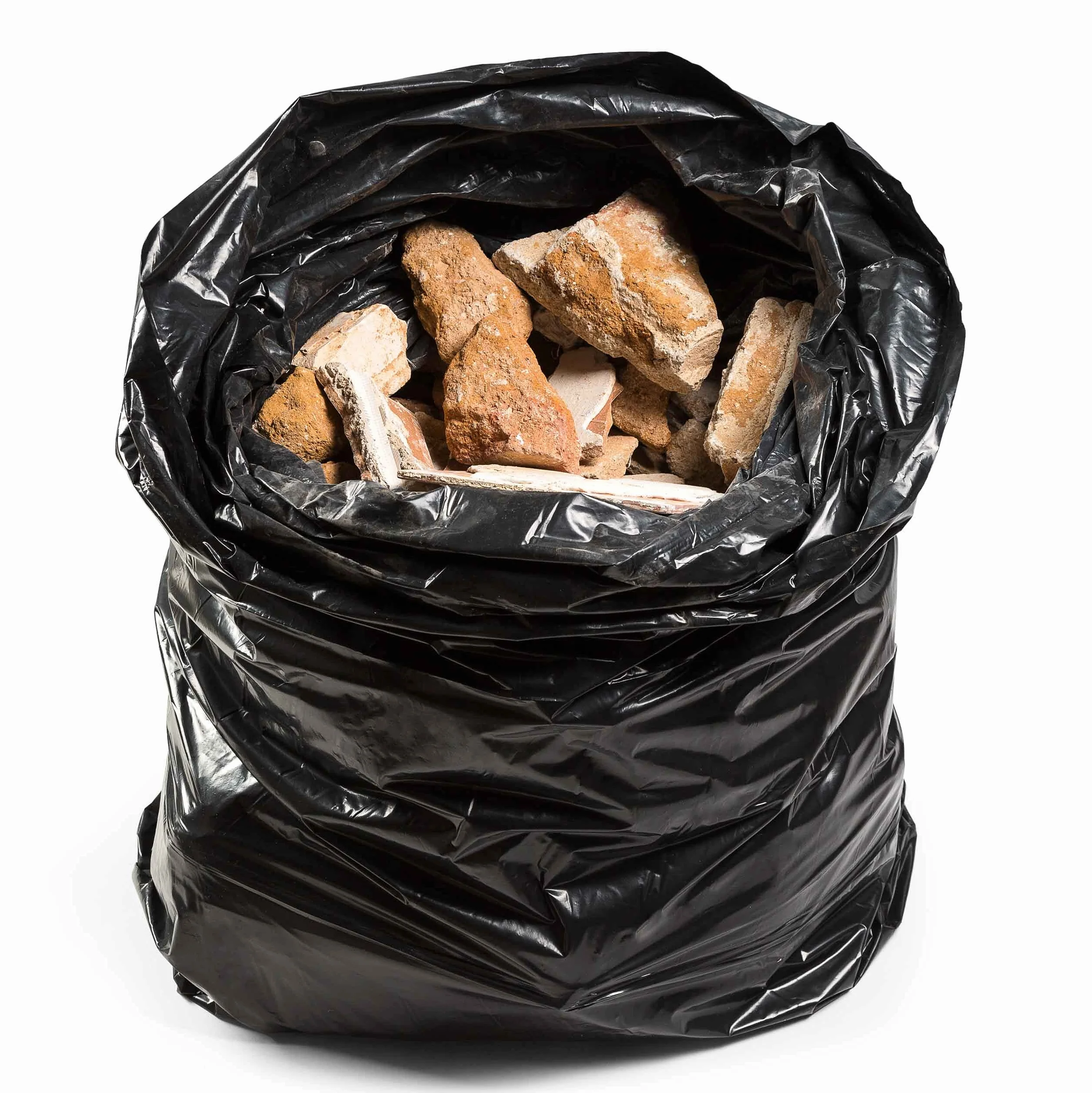 Sacs Poubelle Noirs Professionnels Haute Résistance 150L 75 µm 10 Sacs PEBD Recyclé