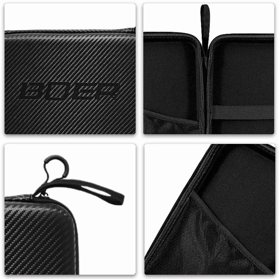 ZYWUOY Sac de Ping-Pong, Housse pour Raquette de Tennis de Table, Matériau EVA avec Pochette pour Balles