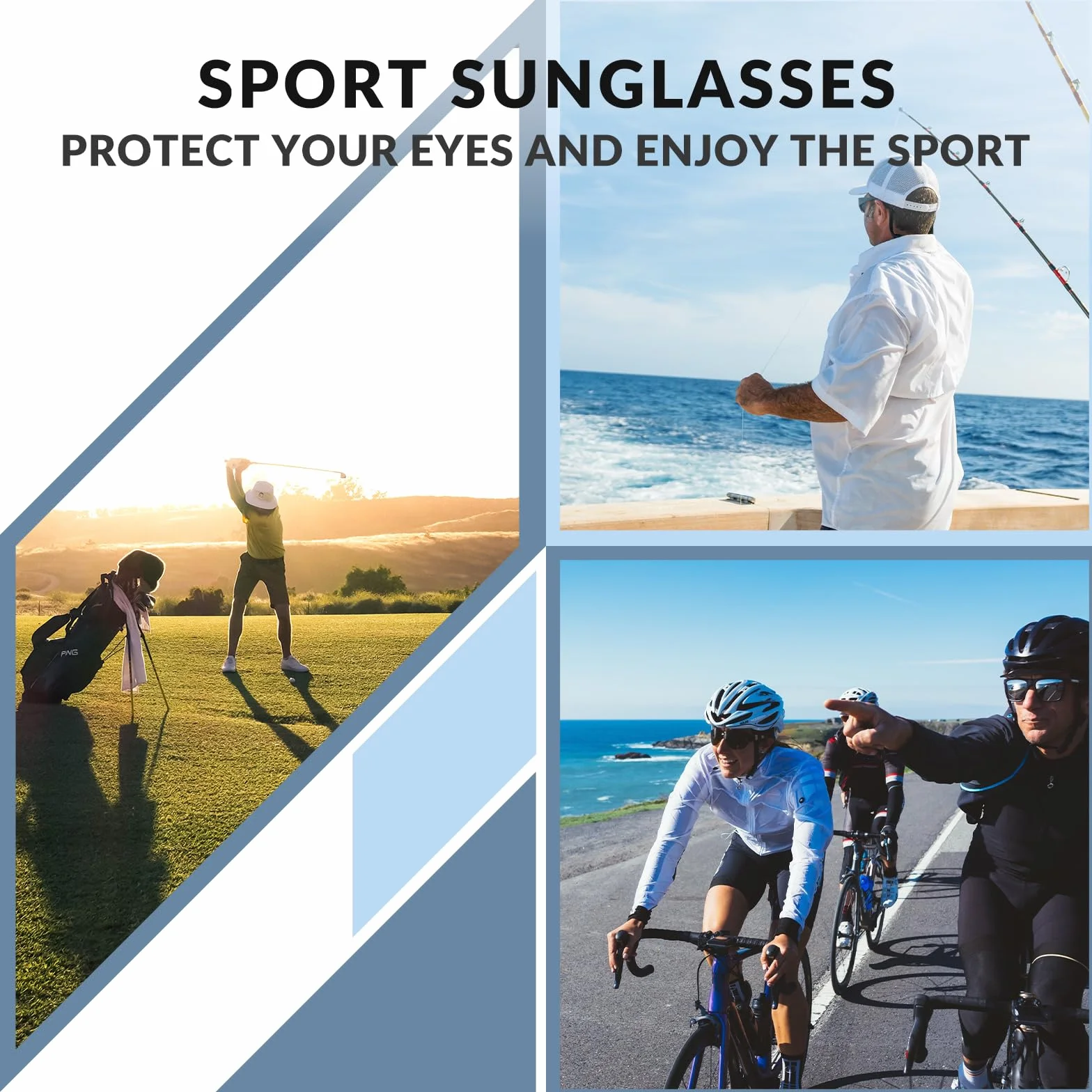 ROCKBROS Lunettes de Cyclisme Photochromiqeus pour Hommes Femmes, Lunettes VTT de Soleil UV400 Protection, Lunettes de Sports Ultra-légère pour Vélo Coure Pêche Conduite Escalade