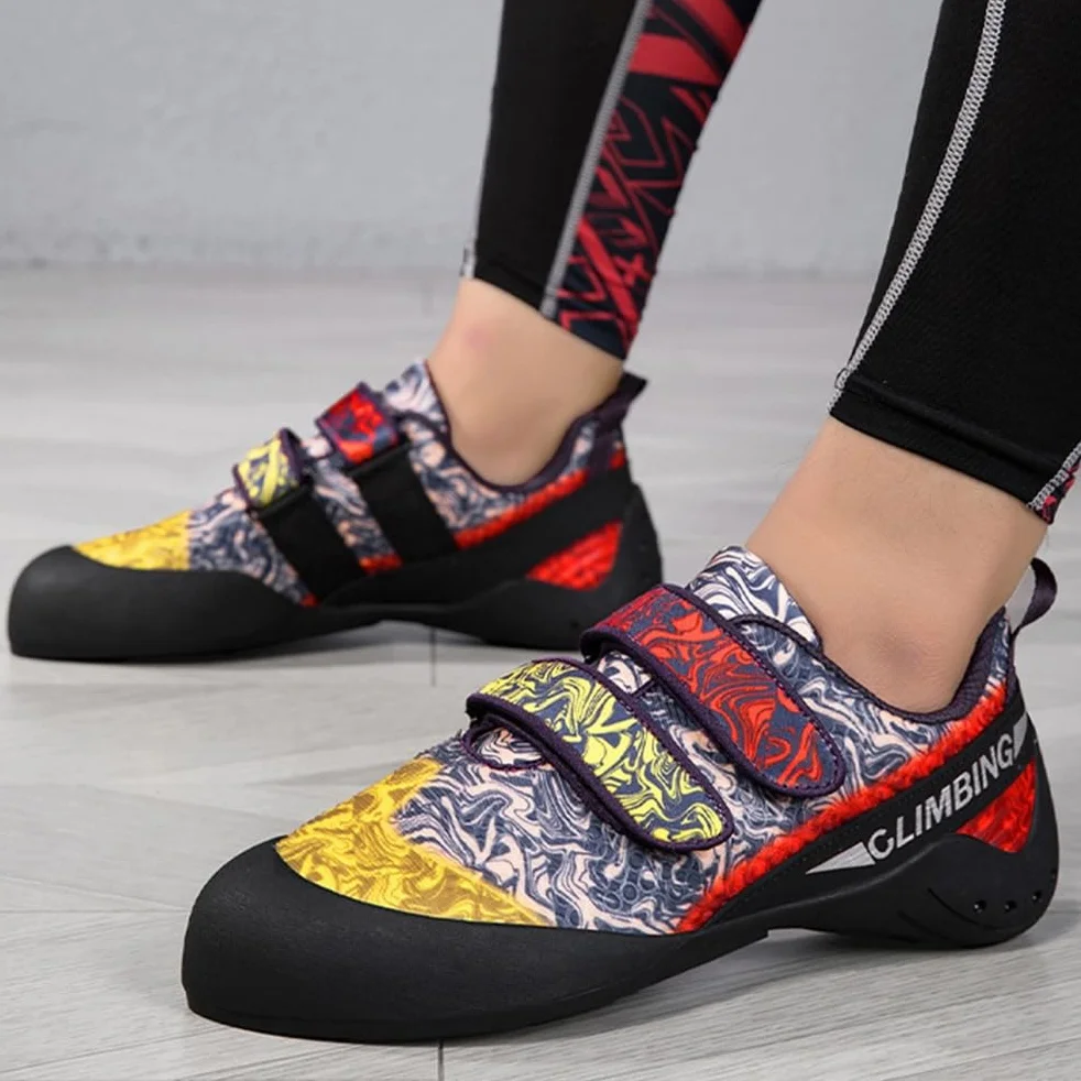 Chaussures d'escalade pour Hommes et Femmes, légères, Respirantes et antidérapantes, pour la Salle de Sport, Le Bloc l'escalade Sportive