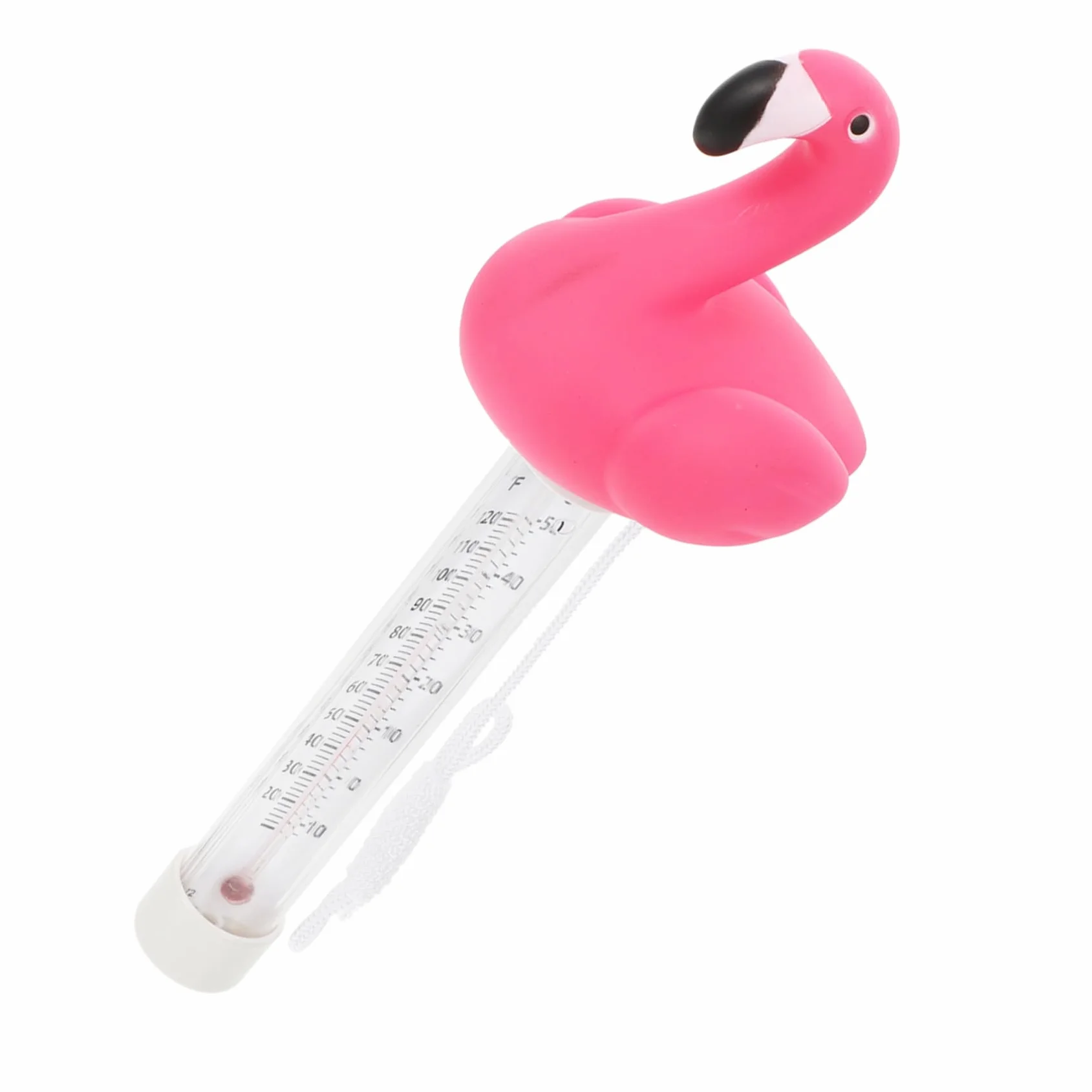 Thermomètre Flottant Forme Flamant Piscine Bain Mesure Rapide Température Eau