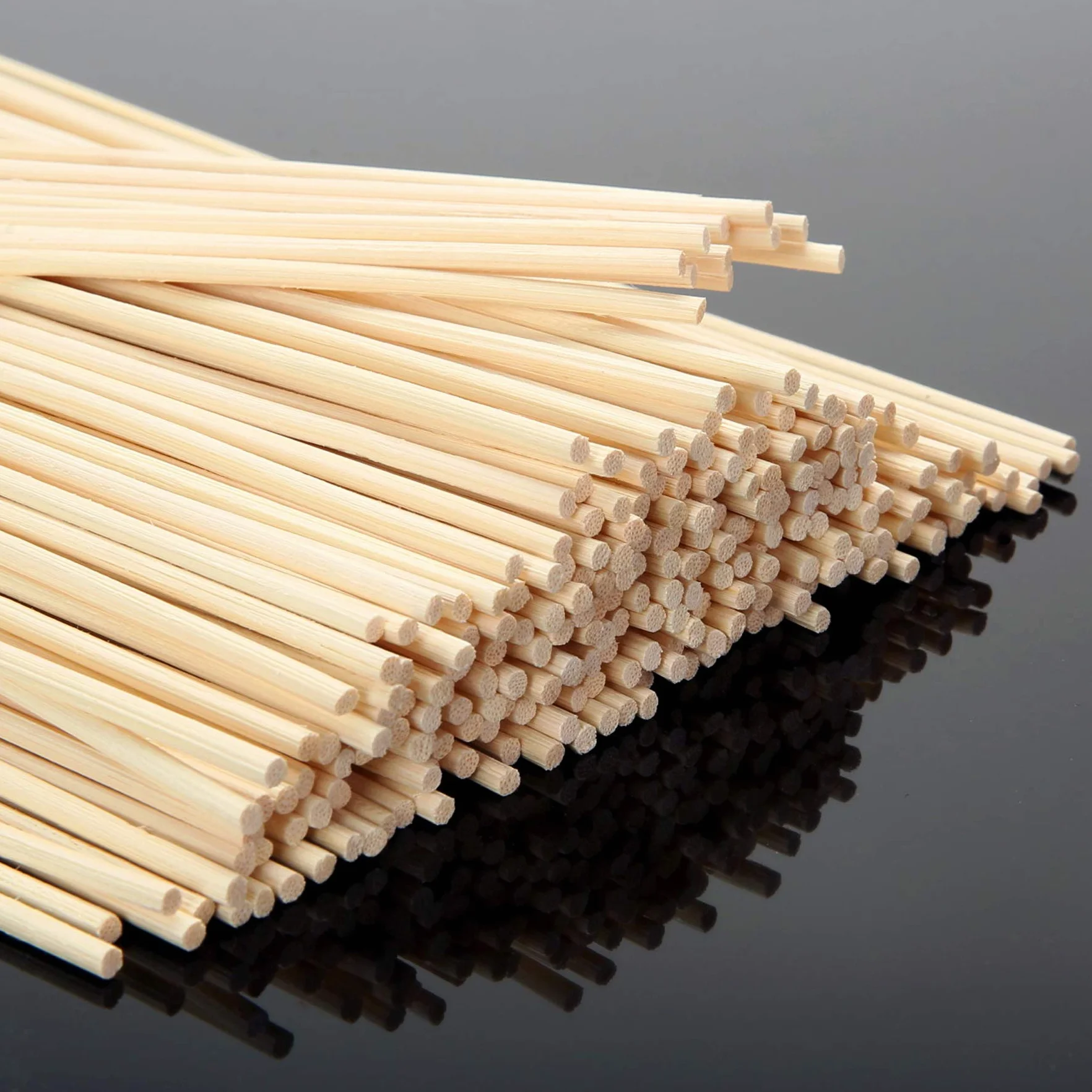 120 Pièces Bâtons de Diffuseur de Roseaux, 25 cm, Naturel pour Maison