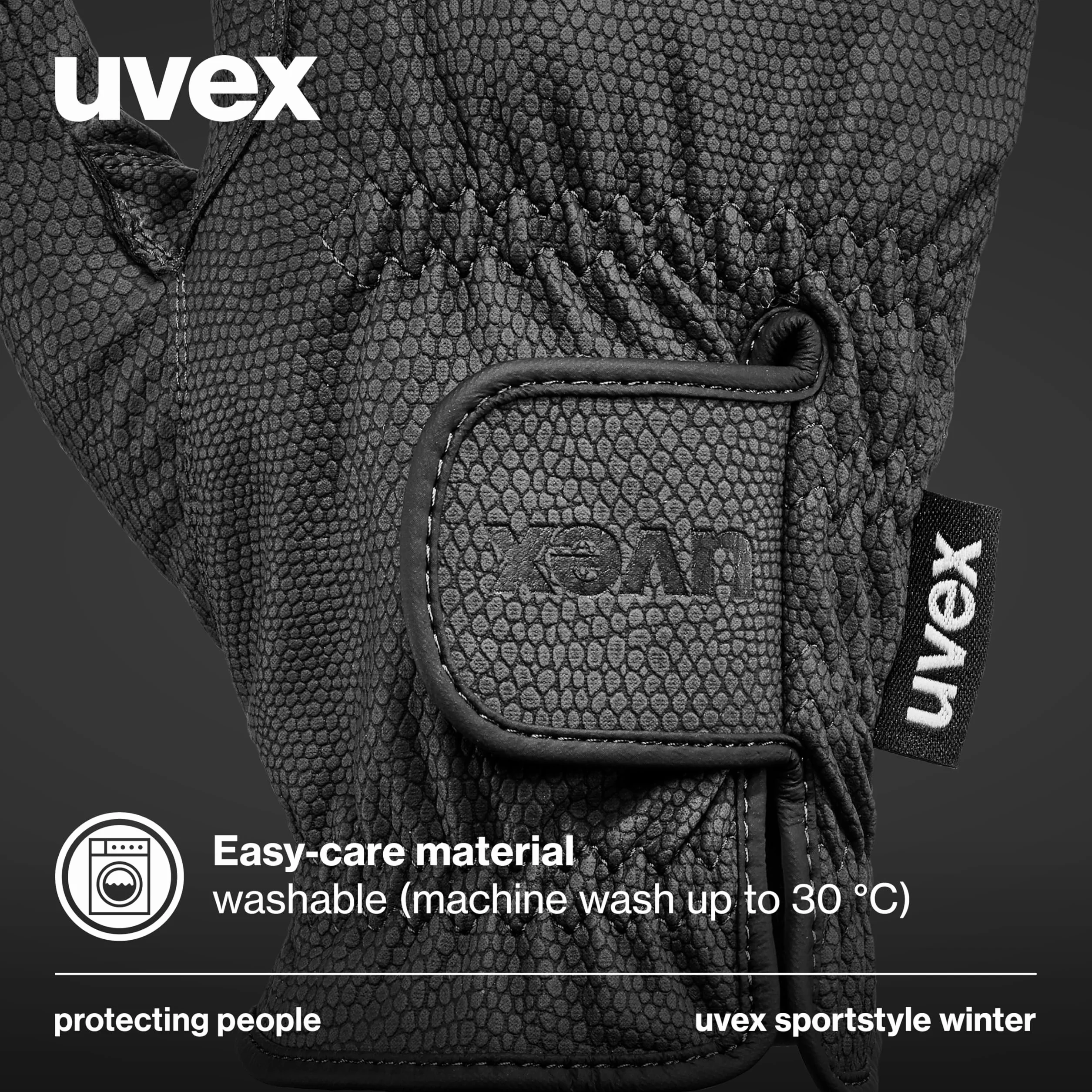 Uvex Sportstyle Winter - Gants d’équitation Élastiques pour Hommes et Femmes - Excellente Adhérence et Durable - Isolation Thinsulate