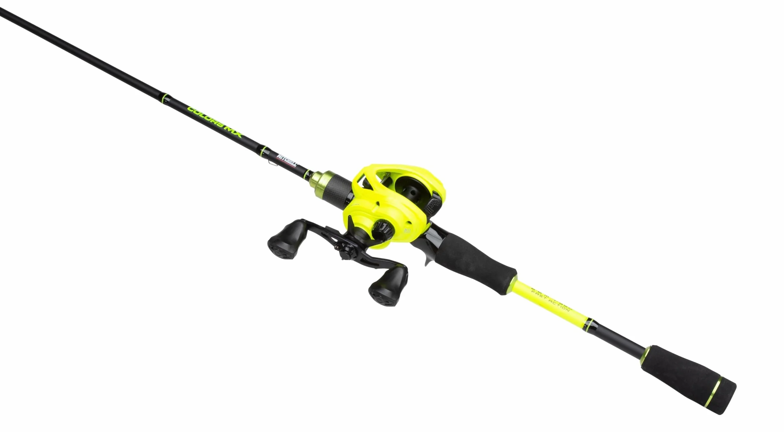 Mitchell Colors MX Castrute and Rolle Combo – Raubfisch Baitcasting Setup – Hecht, Zander, Barsch