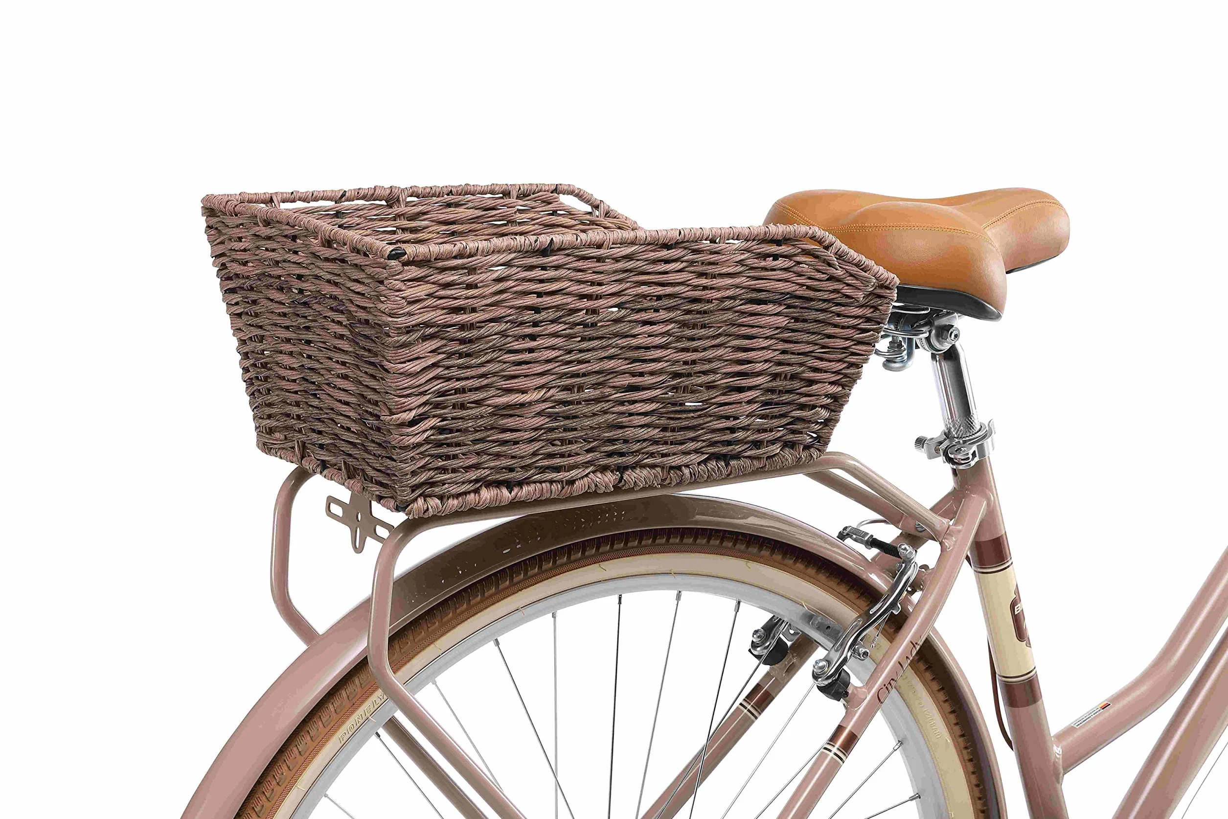 BIKESTAR VTC Vélo de Ville Aluminium 26" 28" | 7 Vitesse Shimano Vélo Urbain Femme avec Sonnette Panier Lumière
