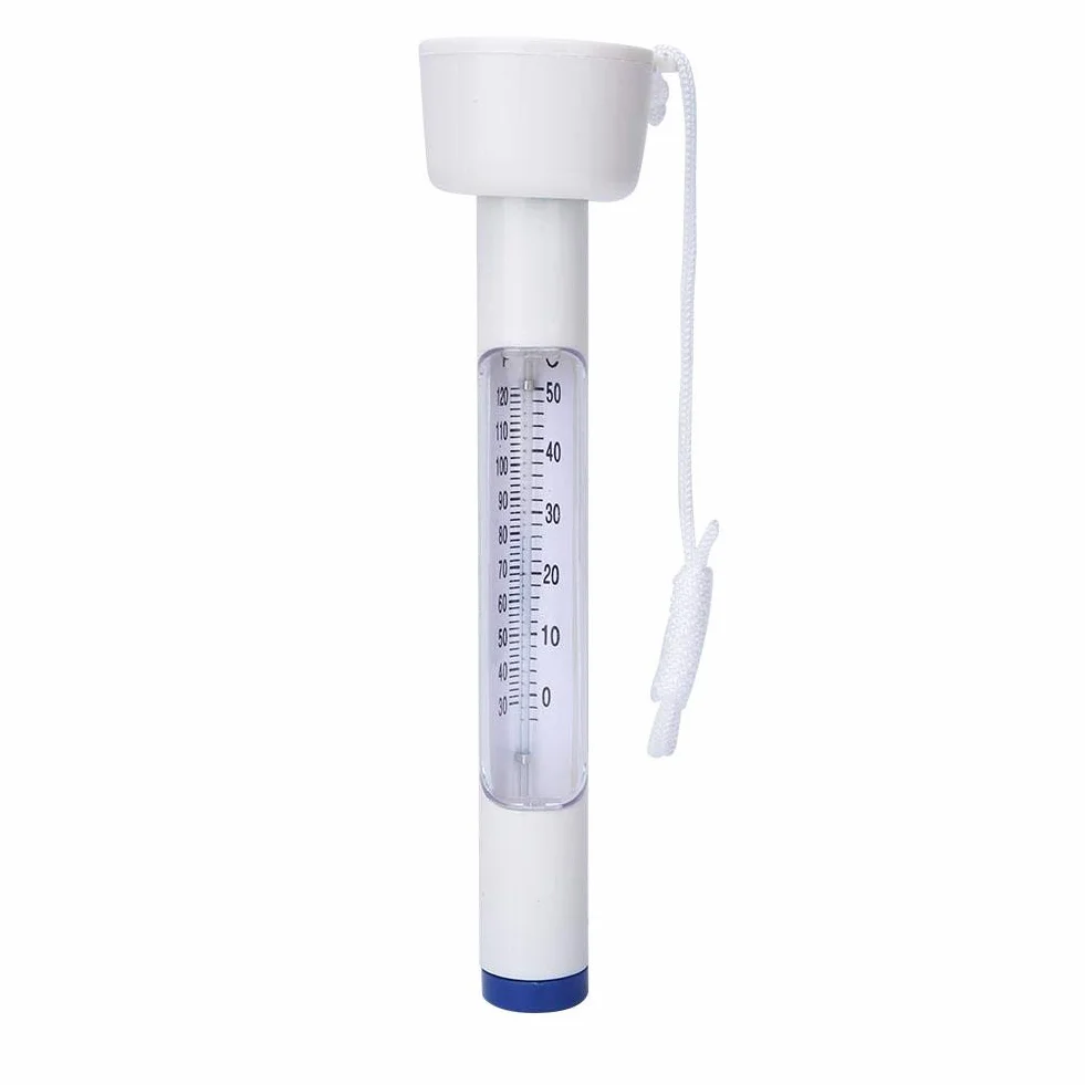 Thermomètre de bassin pour piscines de poissons blanc