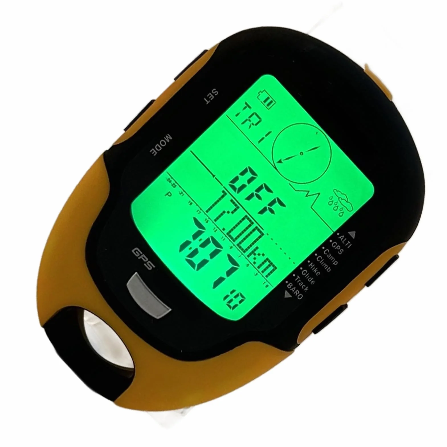 Altimètre GPS Multifonctionnel FR510 Altimètre de Navigation GPS Extérieur Compas Instrument de Mesure de l'Humidité de la Température