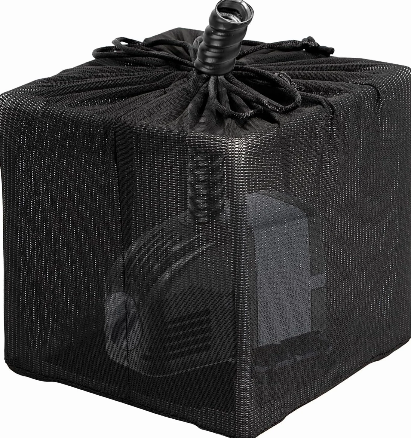 Sac filtrant pour bassin en maille filet noir 25,4 cm