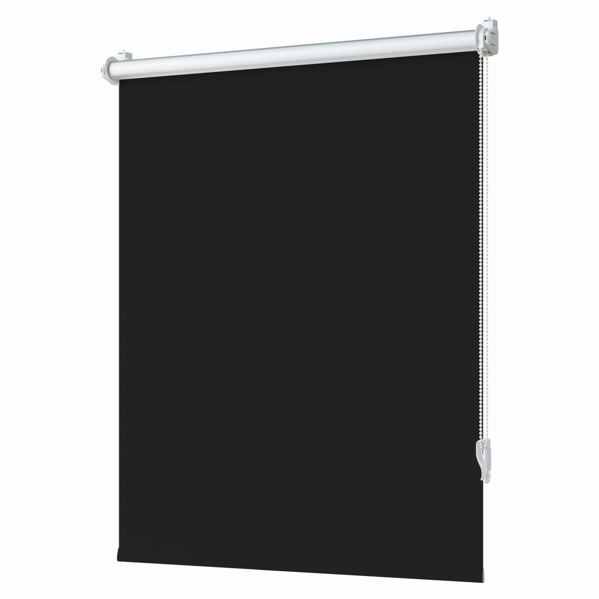Store Enrouleur Occultant sans Perçage 45x130 cm - Thermique Anti-UV Noir