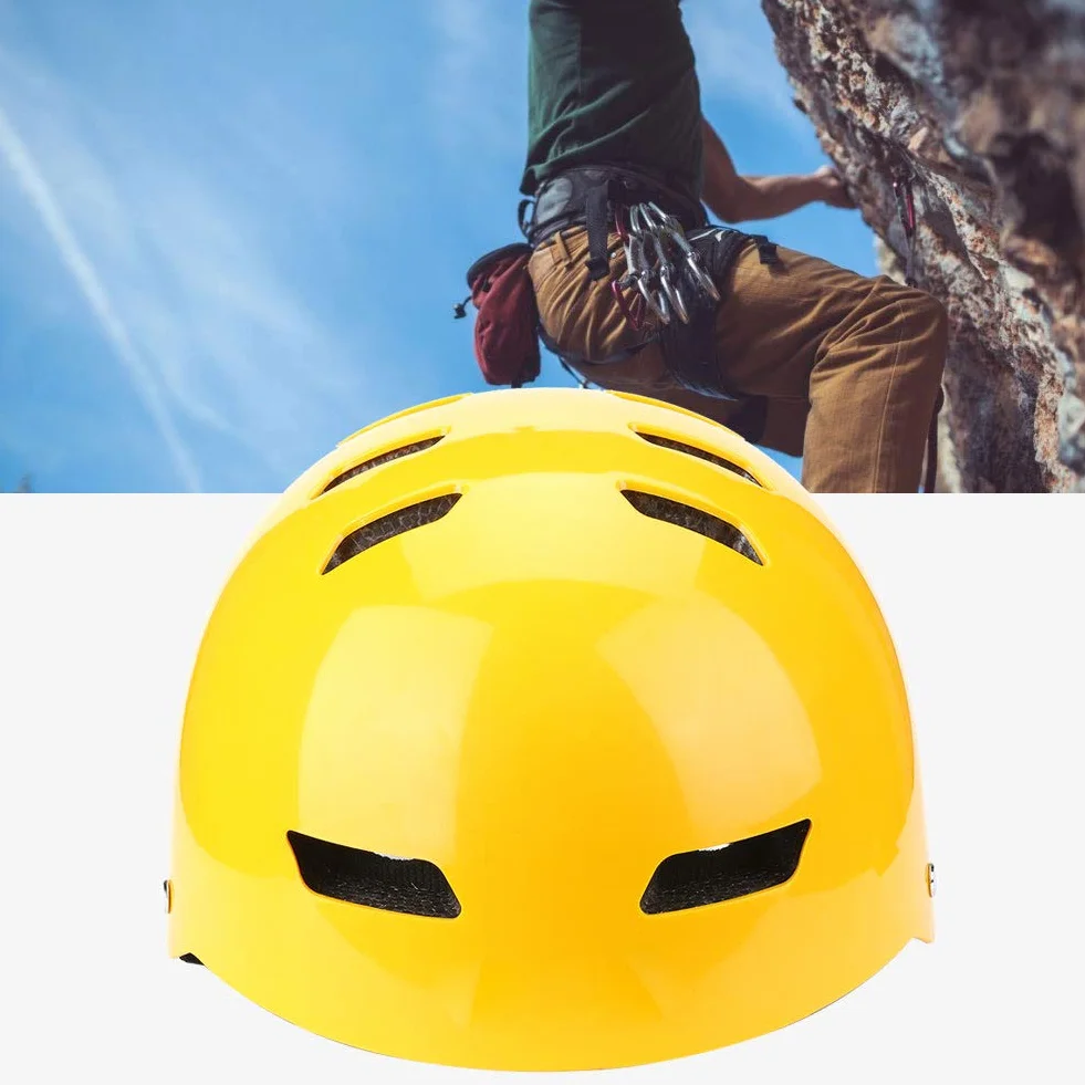 Casque de sécurité Sportive en Plein Air pour l'escalade L'alpinisme la Bavage, des Trous Ventilation du Bandeau Réglable Hommes et Femmes