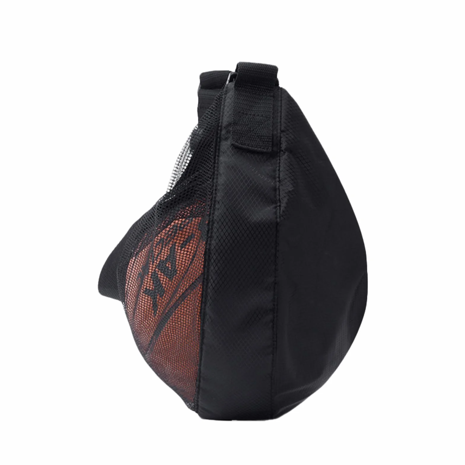 Sac à Ballon avec Poche zippée, bandoulière en Maille, Rangement pour équipement de Sport, Sac de Basket-Ball, Football, Volley-Ball, Rugby, Plage bandoulière