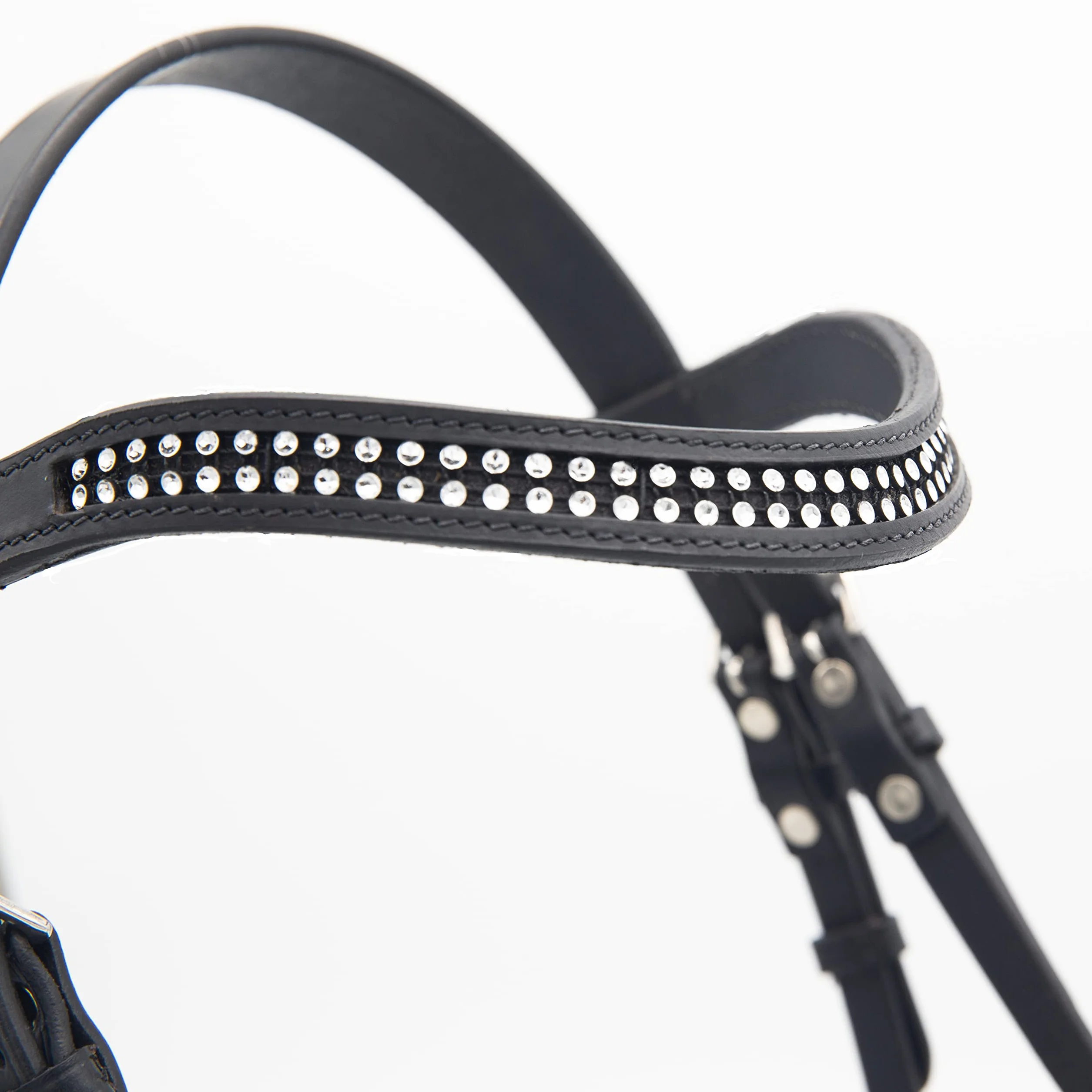PFIFF 103031 Bridon Lilly de qualité supérieure pour Chevaux de Jeu Noir Shetty