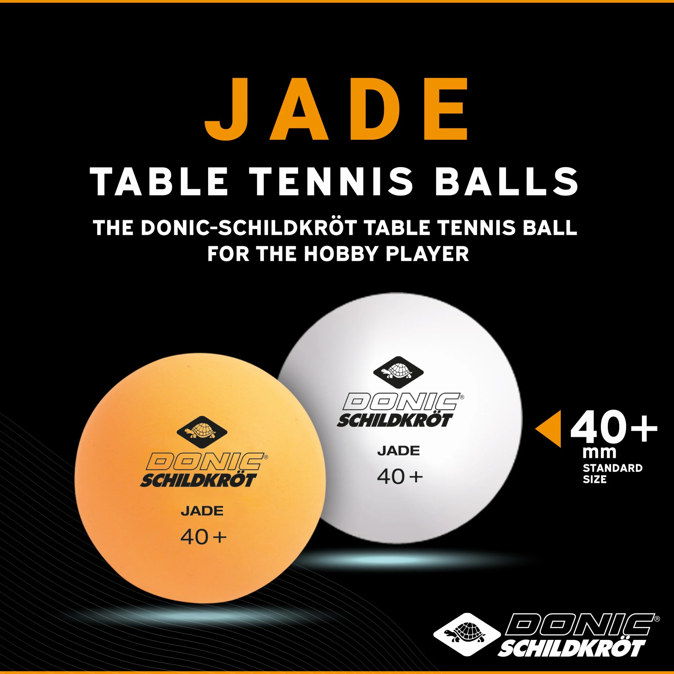 Donic-Schildkröt Balles de Tennis de Table Jade