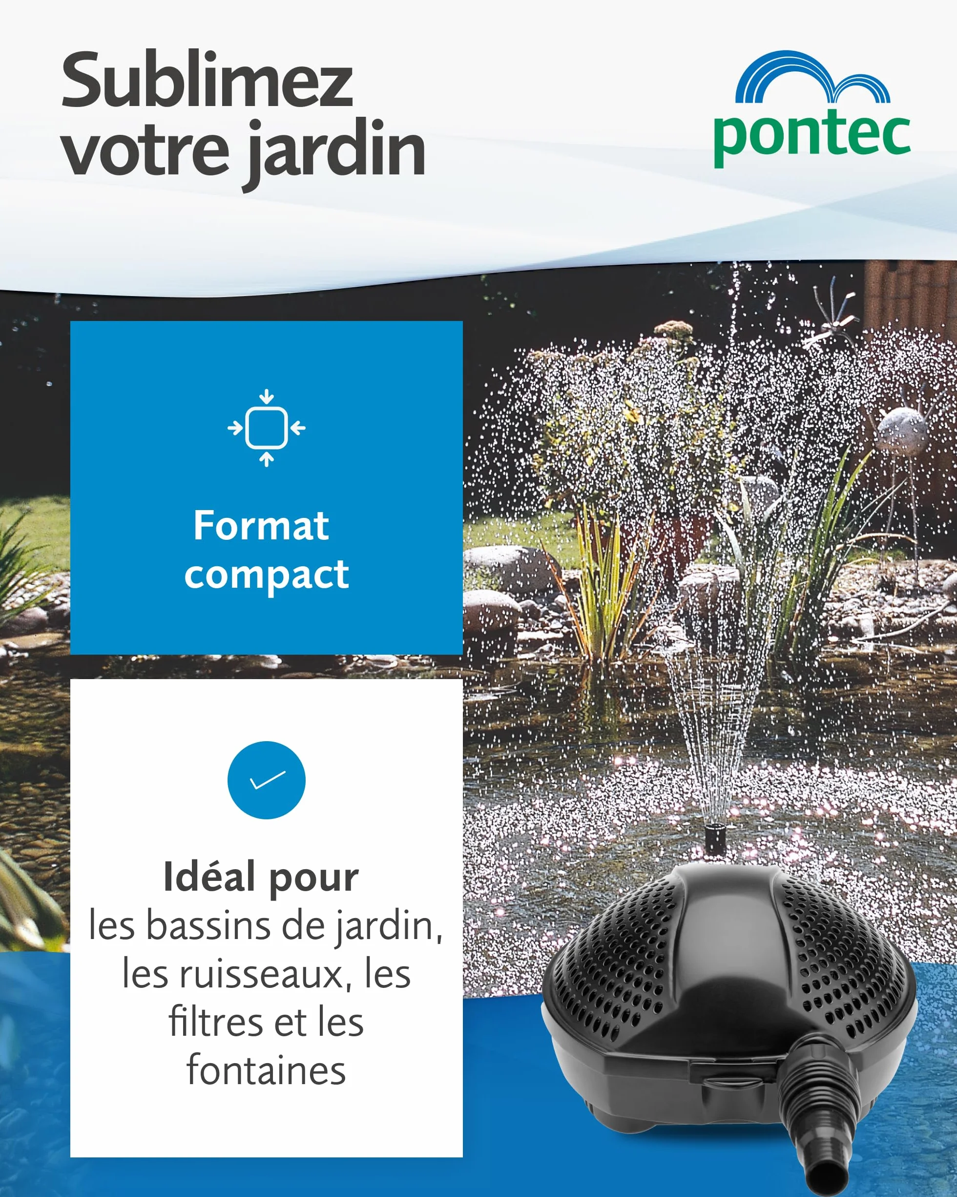 PONTEC PondoMax Eco 1500 Pompe à Filtre