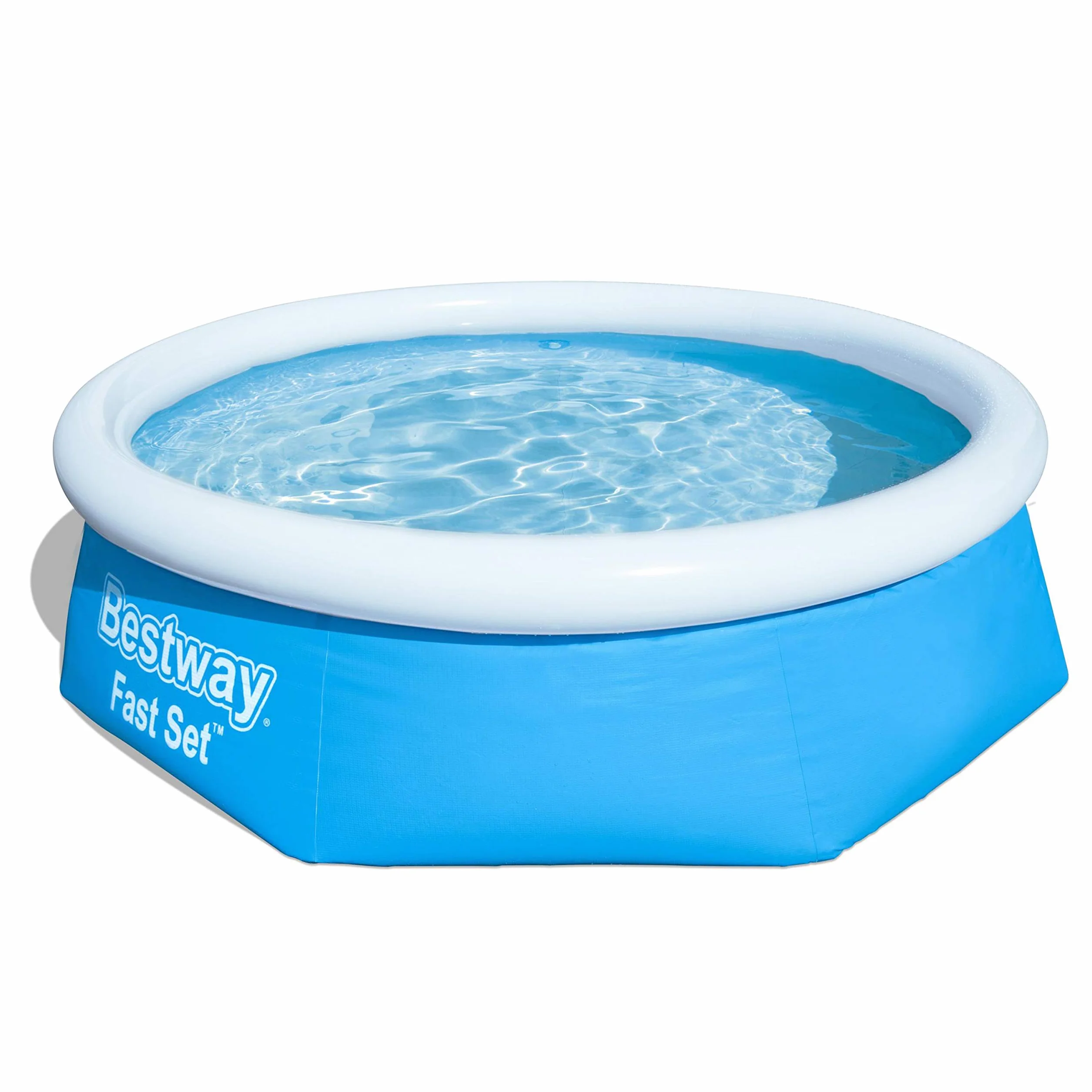 Bestway Kit de piscine Bleu 244 x 244 x 66 cm 2300 L