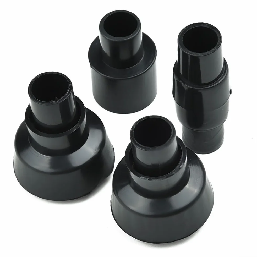 Buses de fontaine d'extérieur en plastique noir Lot de 8 pour bassin de jardin aquarium avec tubes d'extension réglables