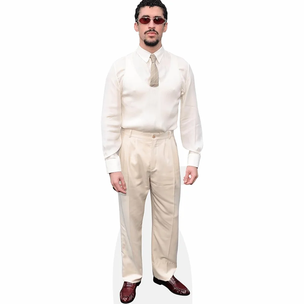 Silhouette Bad Bunny en Carton Taille Mini