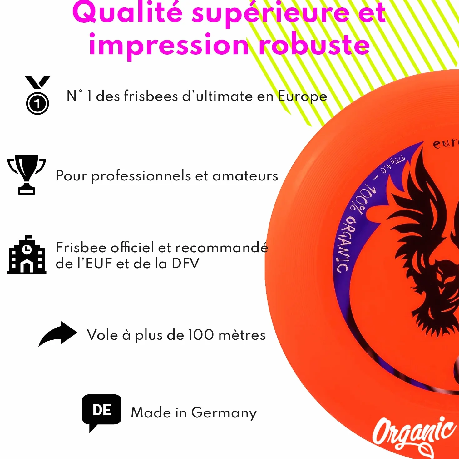 New Games - Frisbeesport EURODISC 4.0 - Ultimate Frisbee Créature 175 g