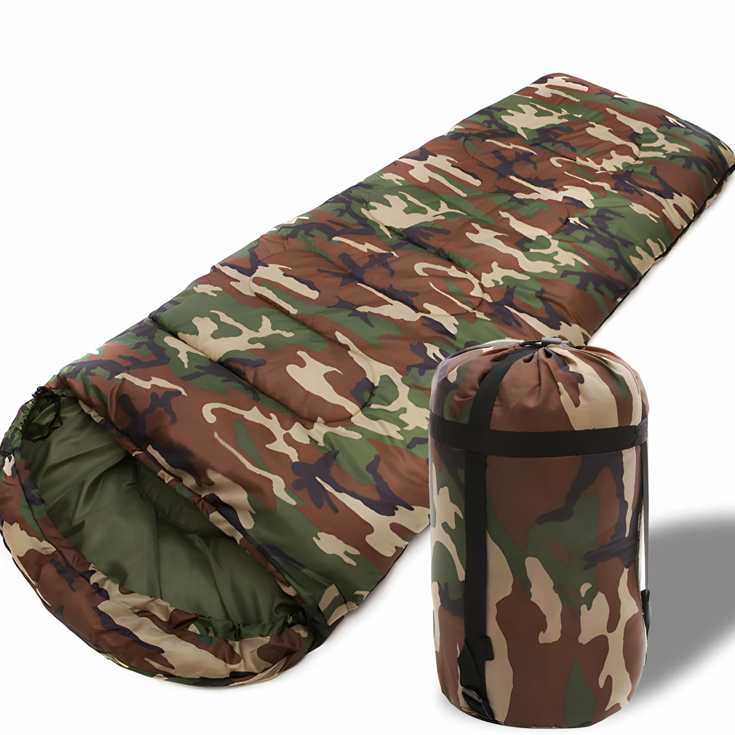 Retoo Sac de couchage 3-4 saisons 210 cm pour adultes et enfants - Ultra léger étanche voyage