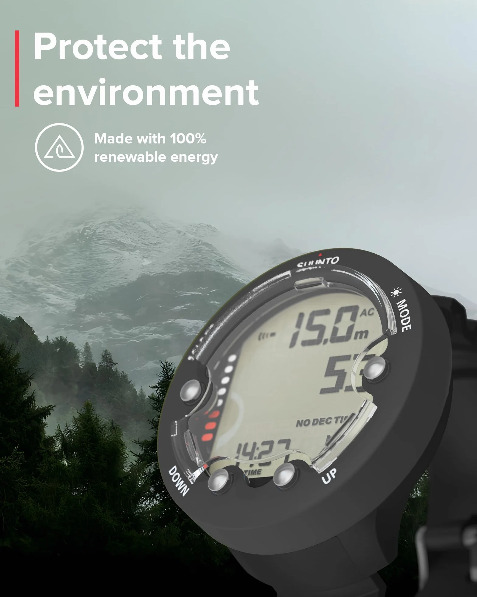 SUUNTO Zoop Novo Wrist Ordinateur de plongée sans USB Noir