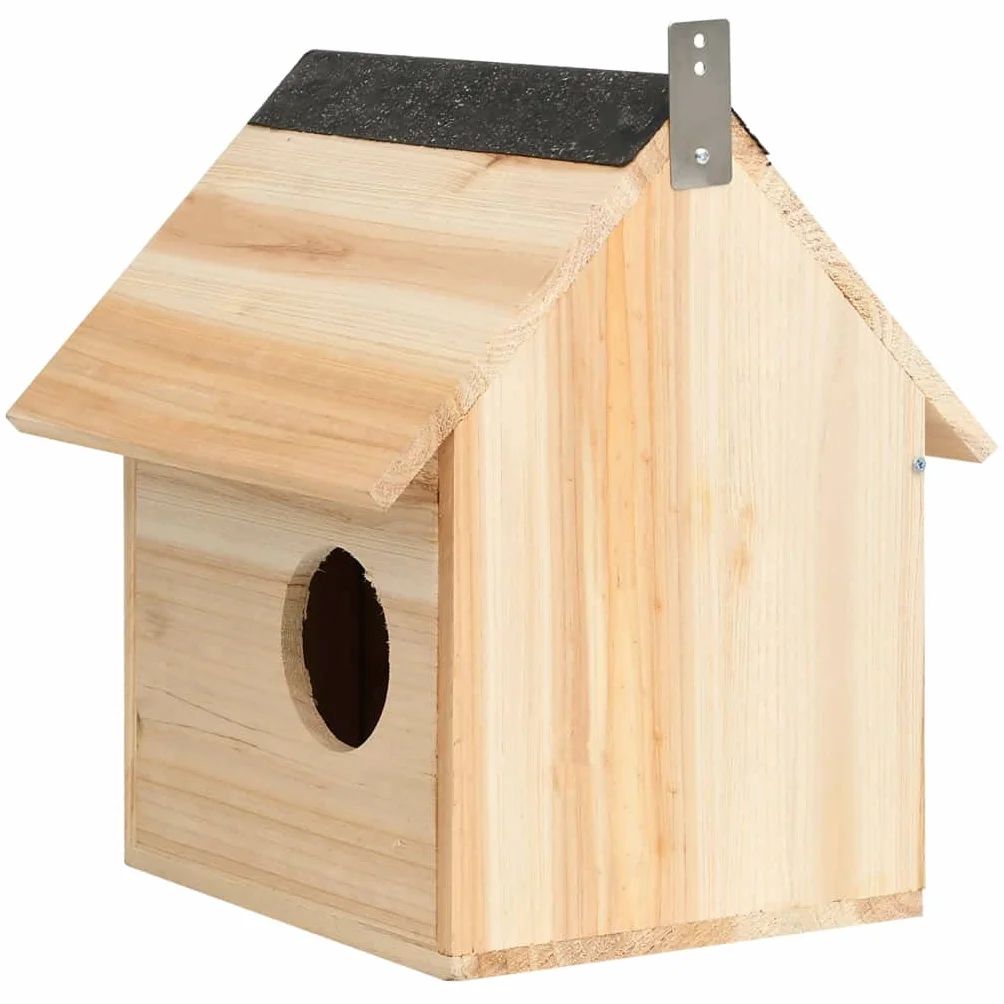 Maison d'écureuil en Bois de Sapin Massif - Nichoir Extérieur 26x25x29 cm