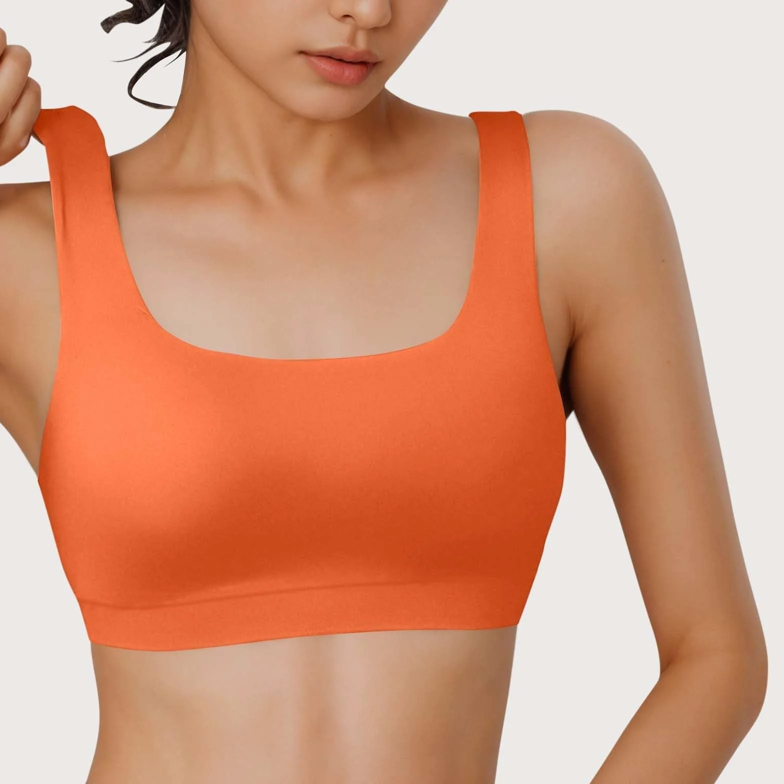 Débardeur de Sport Respirant et résistant aux pour Femme, idéal Le Fitness, Yoga la Course à Pied Bustier Sexy Lacet Soutien Gorge sans Armature, Soutien-Gorge Brassiere Soutien Gorge