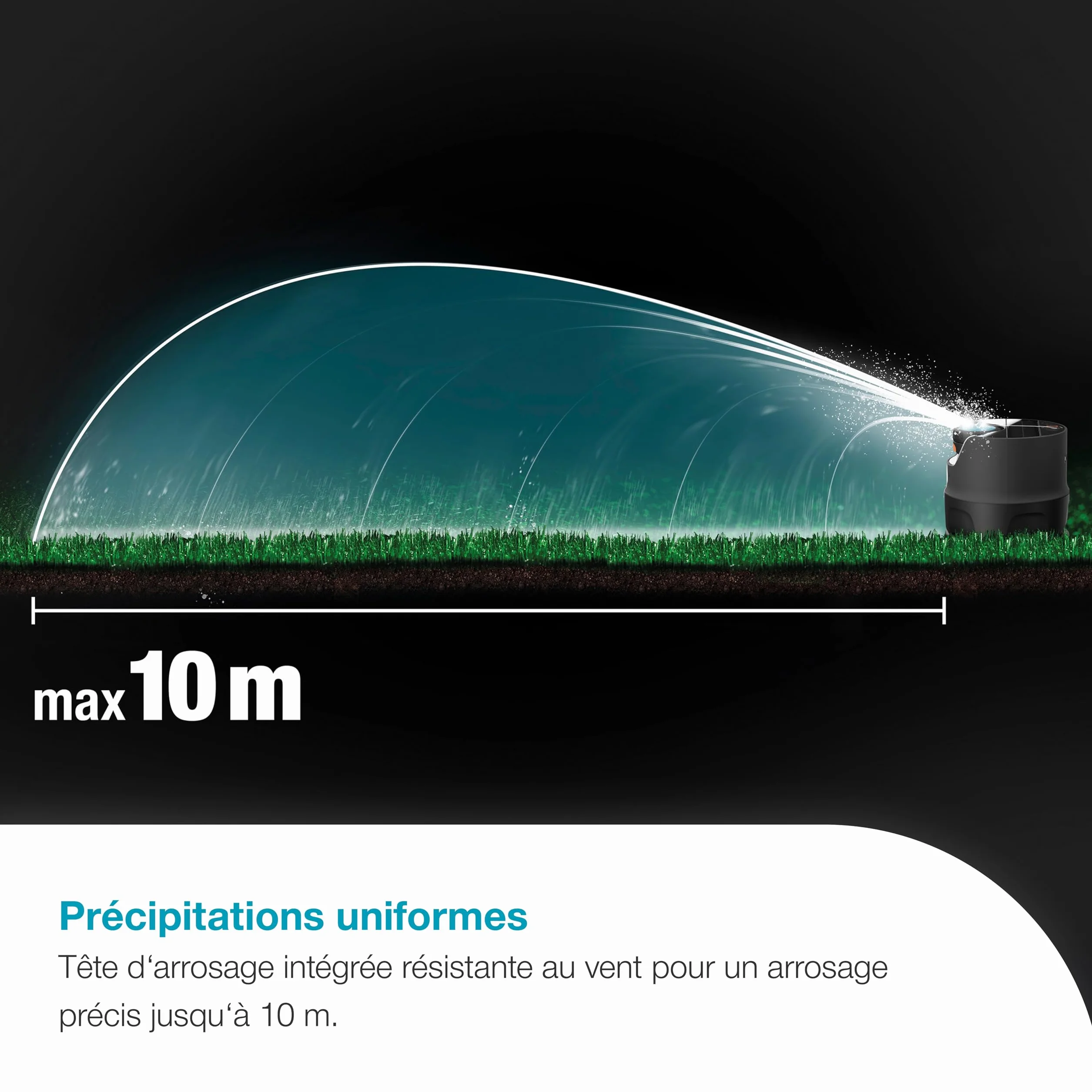 Gardena Système d'arrosage AquaPrecis solaire Bluetooth 320 m² 16000-20