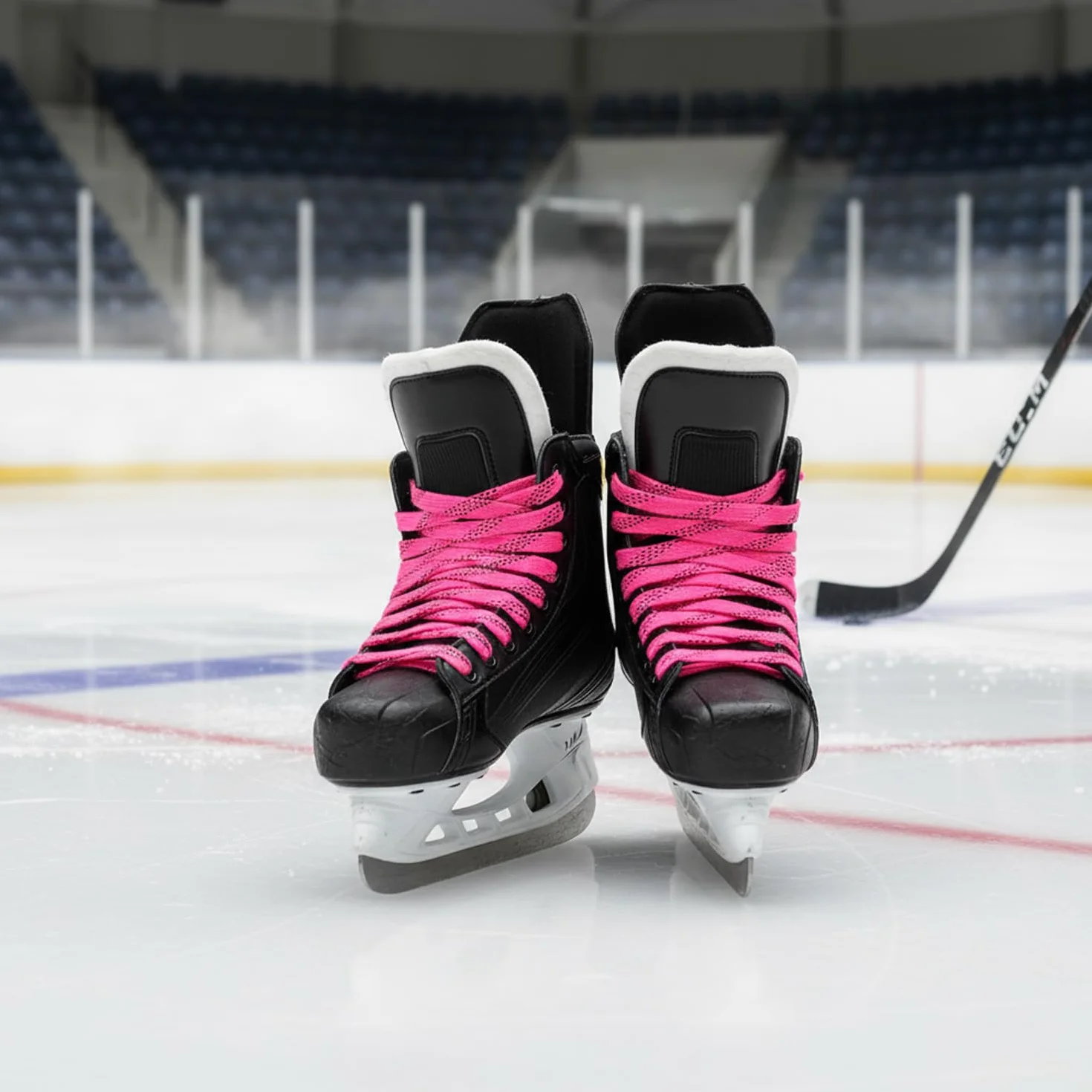Lacets de Hockey Cirés, Tissés étroitement pour Patins à Roulettes, Imperméables Anti-Neige et Glace