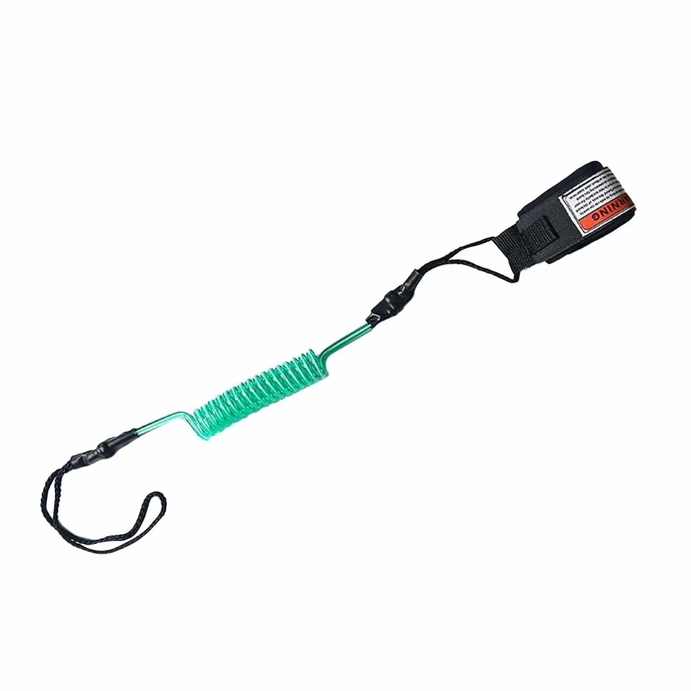 Corde à main de sécurité, laisse de surf pour bodyboard, corde à ressort en TPU, sangle de poignet réglable haute résistance pour adultes et enfants, sports nautiques