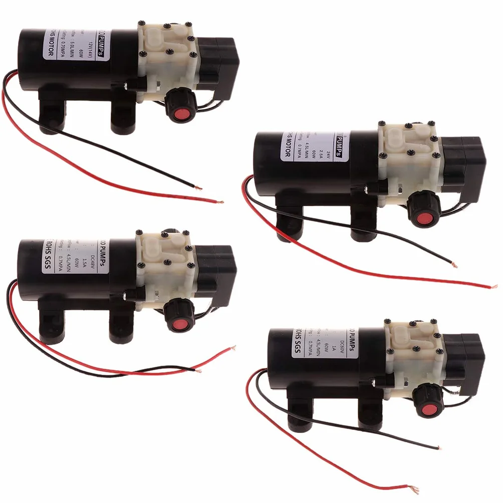 Pompe à Eau électrique Haute Pression 12V DC - Noir