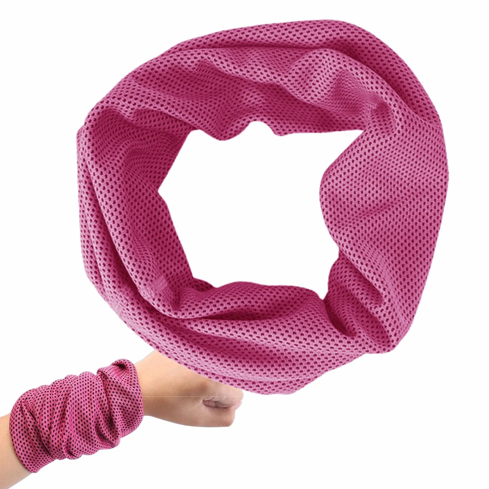 Serviette rafraîchissante en microfibre à séchage rapide pour le poignet, bande anti-transpiration pour gym