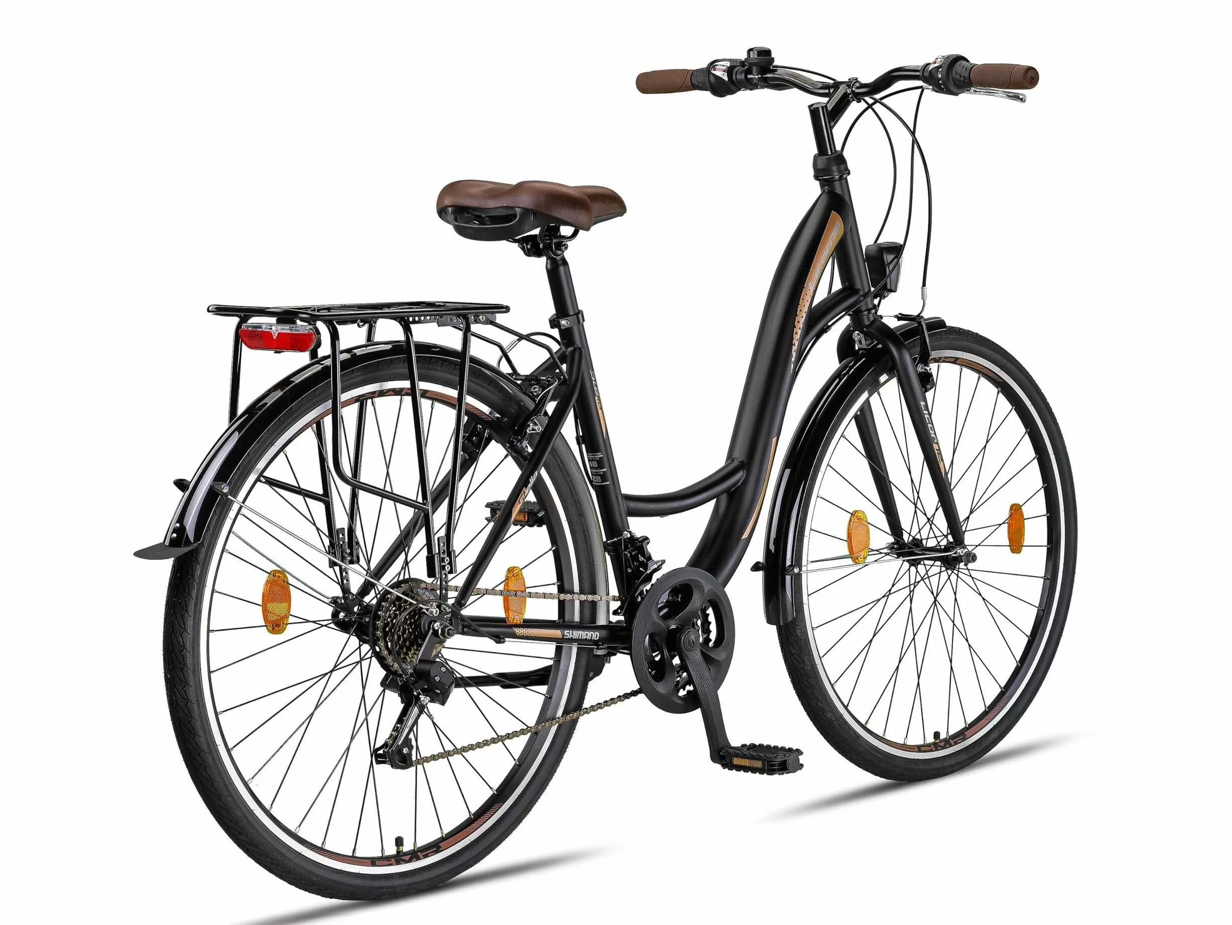 Licorne Bike Stella Premium City Bike 24 26 28 pouces Dérailleur Shimano 21 vitesses Vélo hollandais